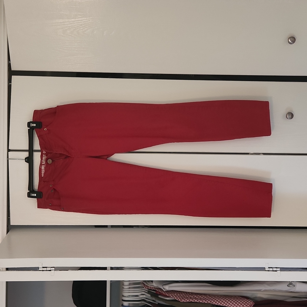 Red mossimo skinny leg size 13